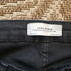 Zara High Rise Dark Premium Jeans US